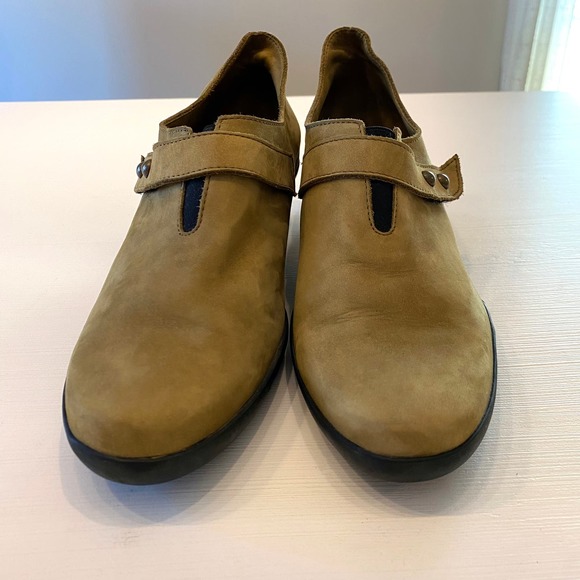 Arche Olive Green Suede Booties EU Size 39 US Size 8 / 8.5 - Picture 5 of 9